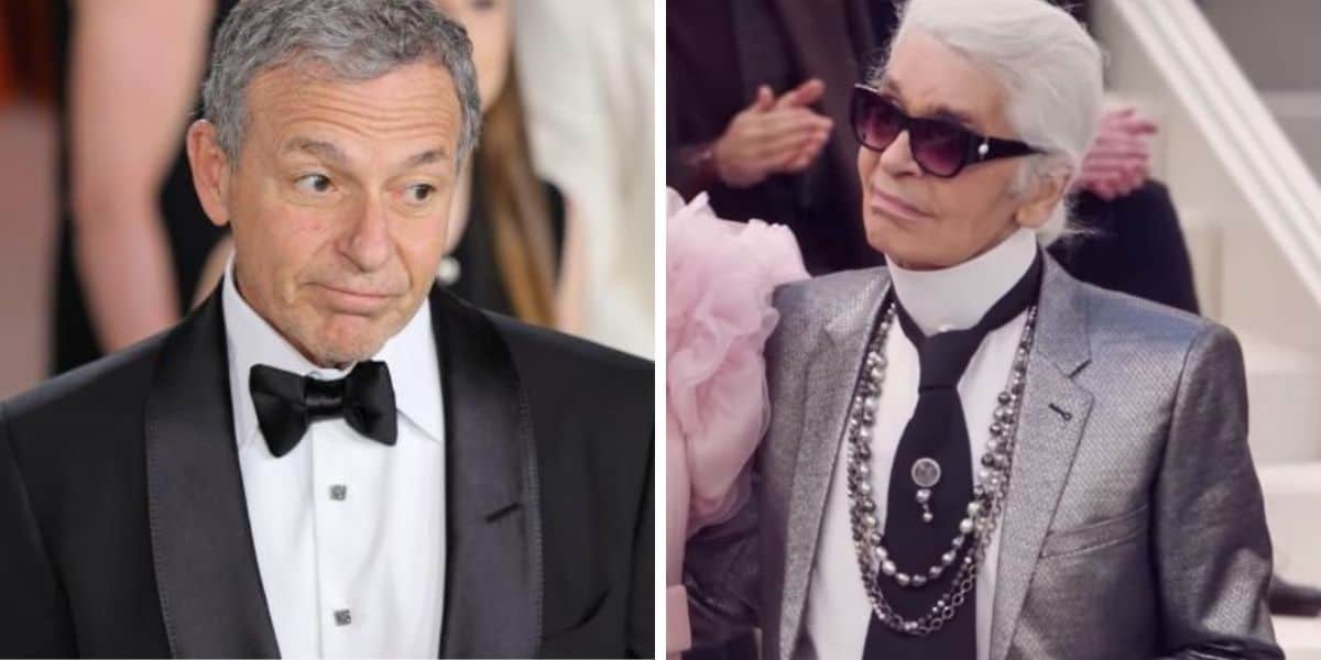 disney ceo bob iger smirks at the late karl lagerfeld