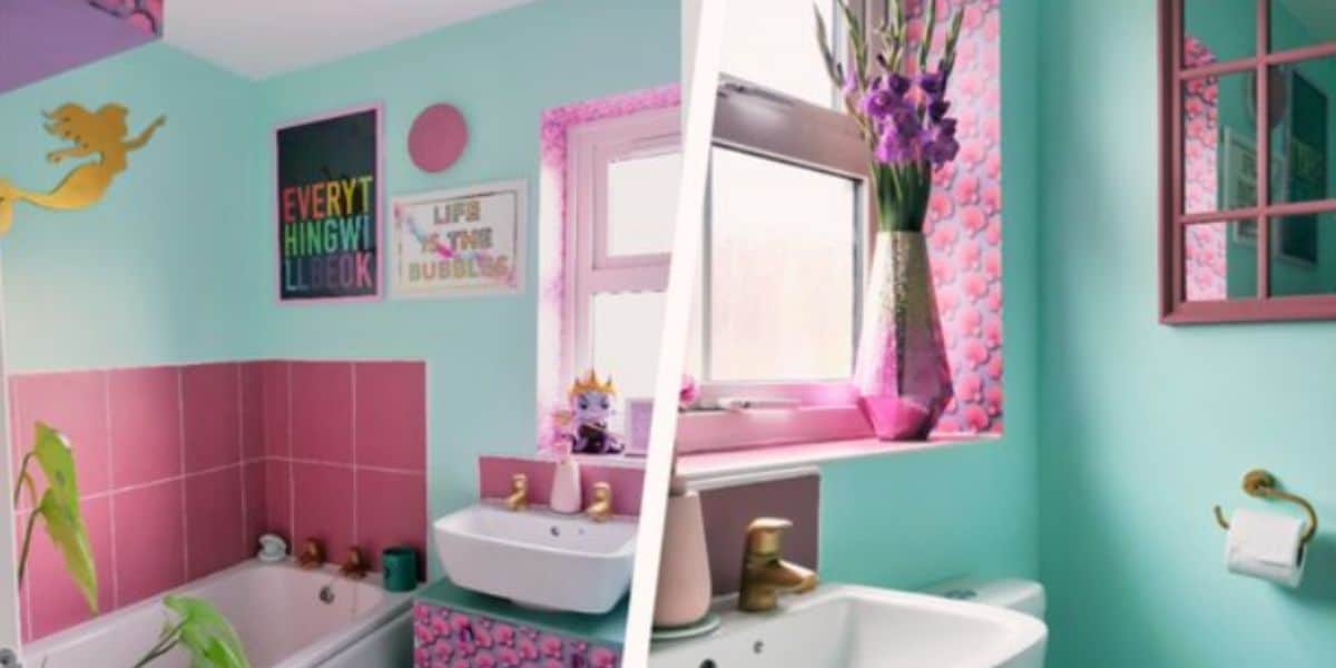 little mermaid themed bathroom
