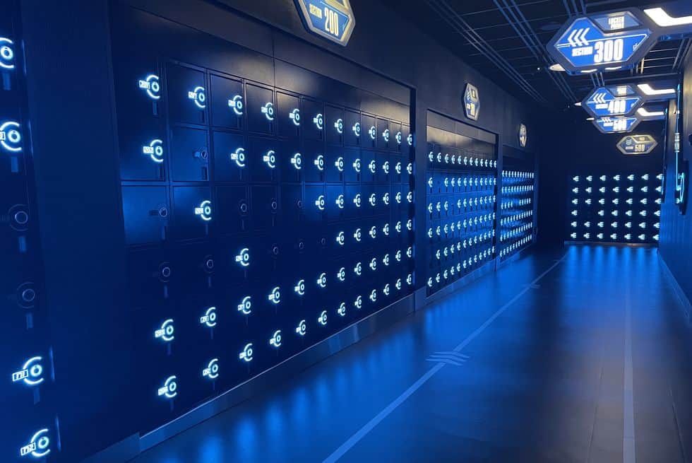 TRON Lockers Disney World
