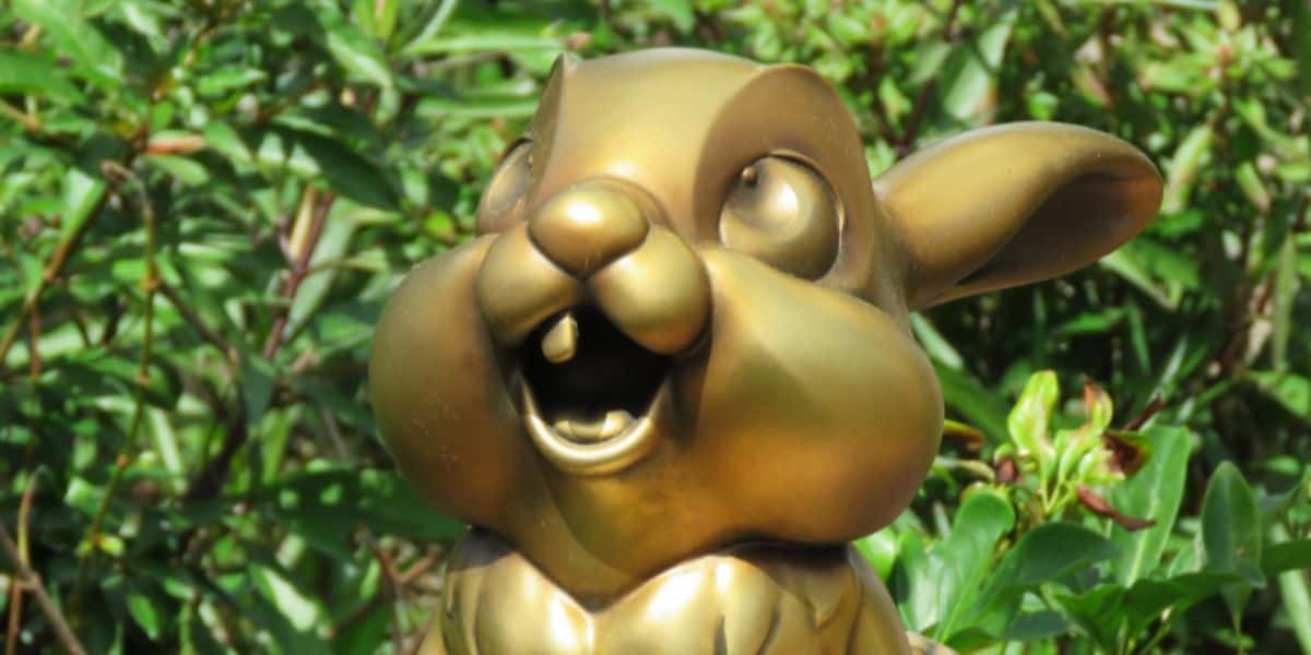 Disney 50th Anniversary Thumper Statue