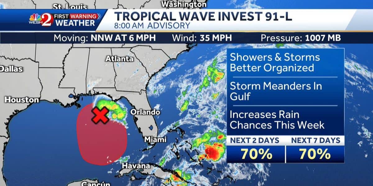 Tropical Storm Chance Orlando