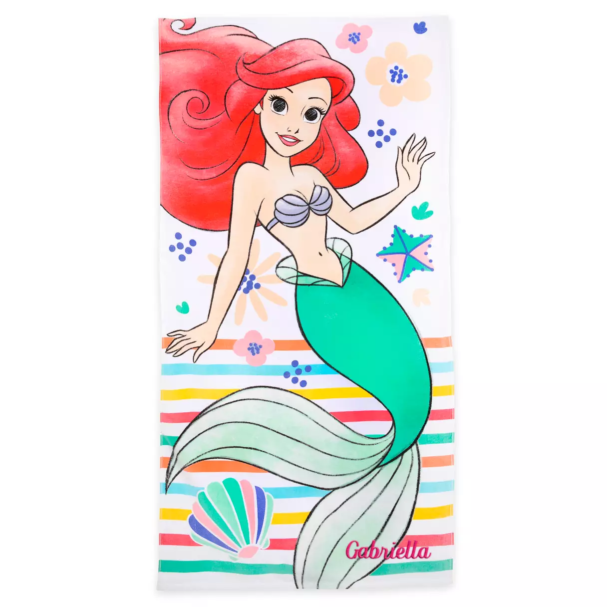 ariel beach towel