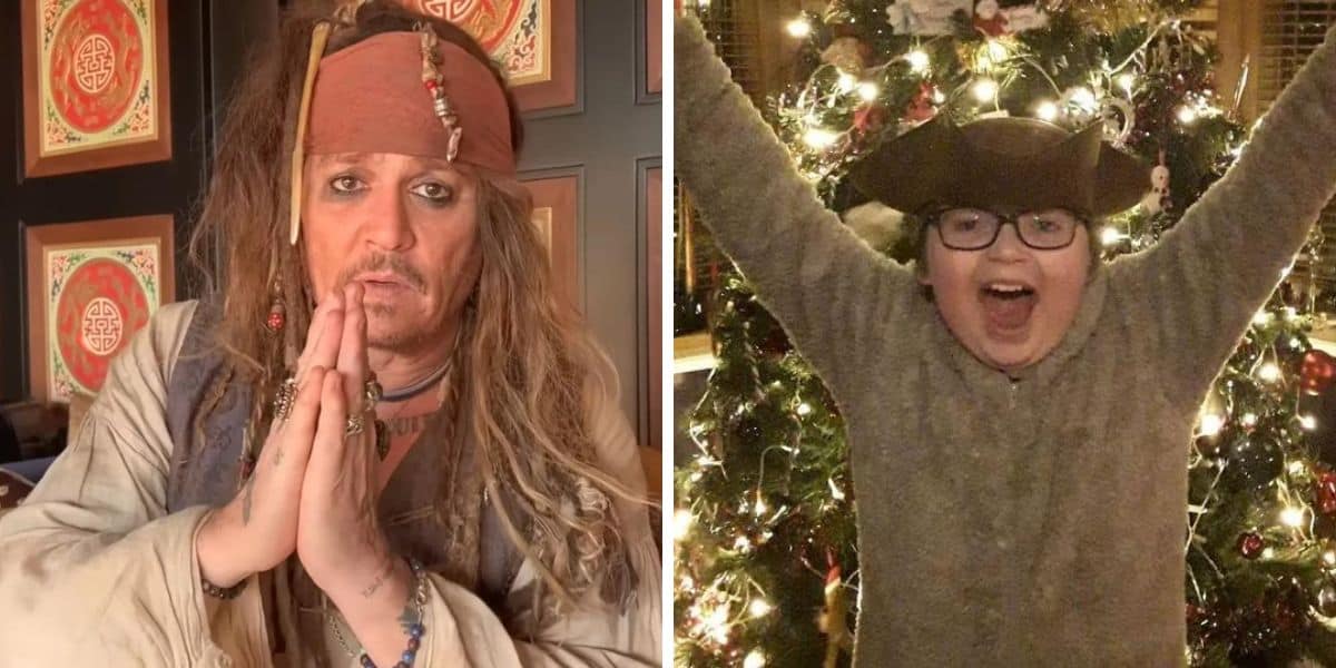 Johnny Depp Honors Captain Kori