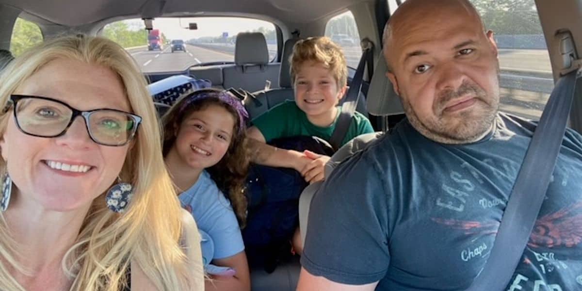 montanez family driving to disney world