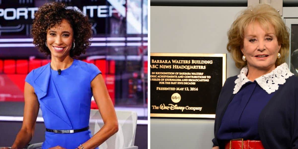 Sage Steele Barbara Walters