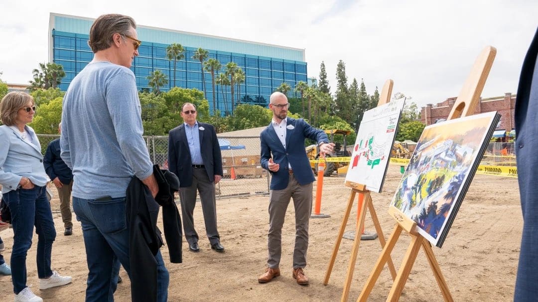 Gavin Newsom Disneyland