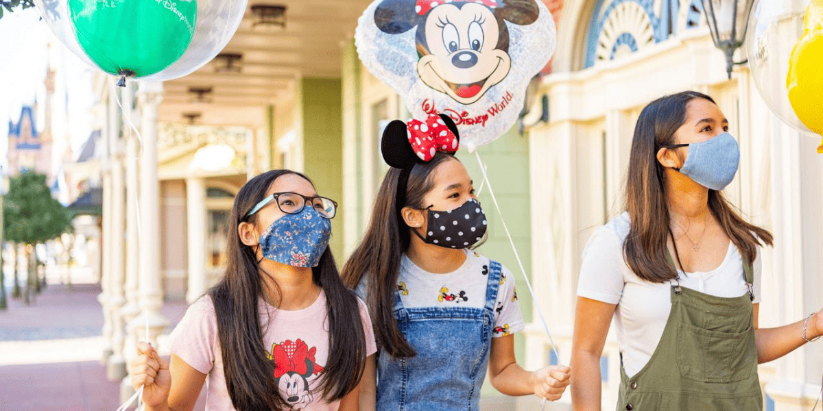 guests wearing face masks