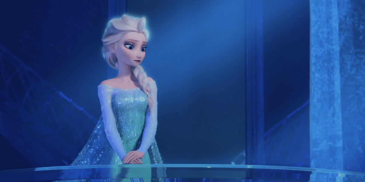 elsa blue dress