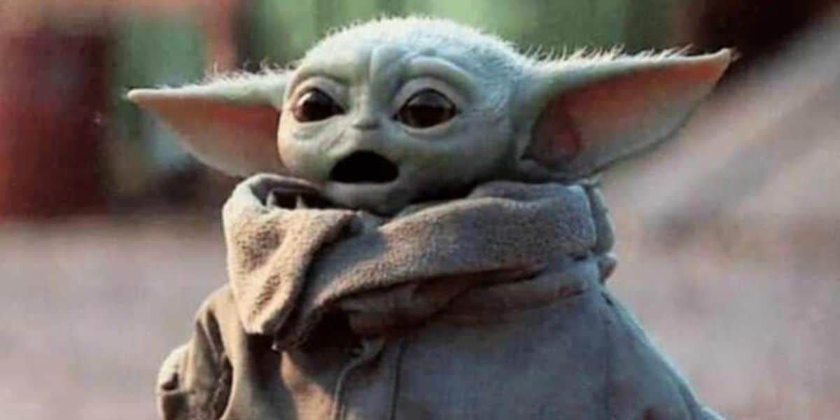 Grogu looking shocked