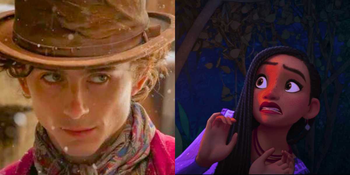 Wonka vs Wish disney box office