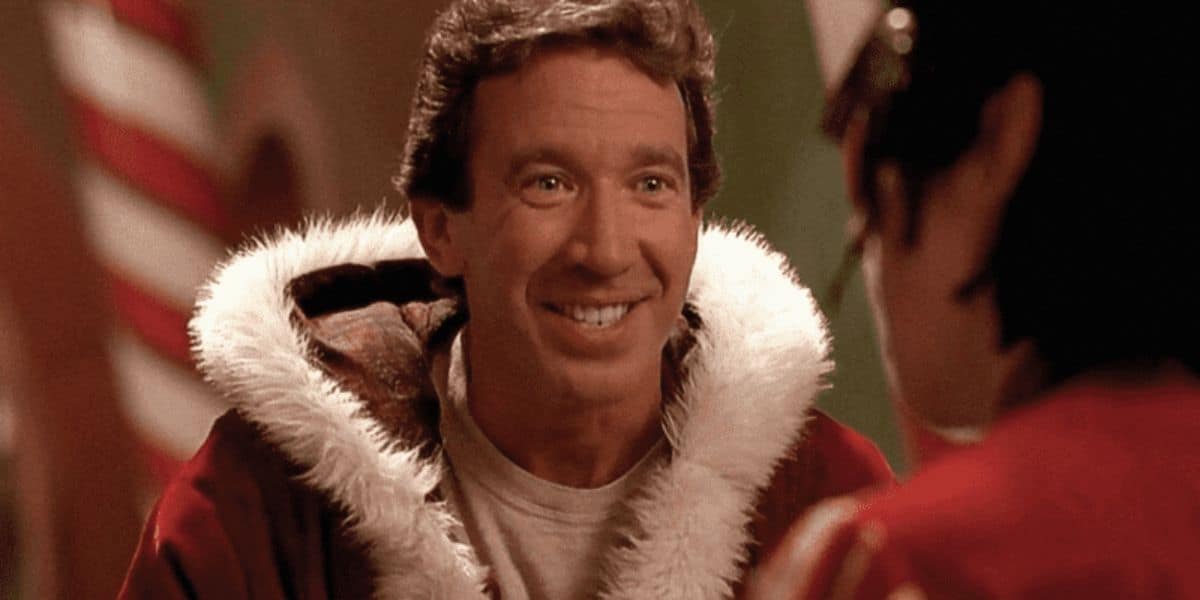 Tim Allen with Christmas outfit