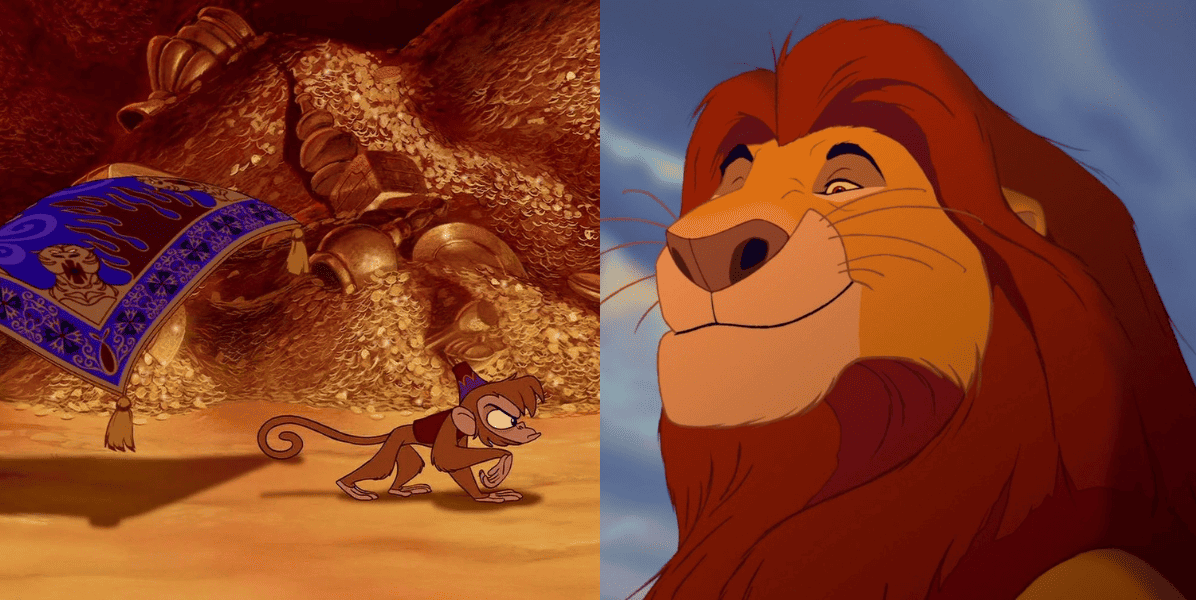 Aladdin's Cave of Wonders and the Lion King