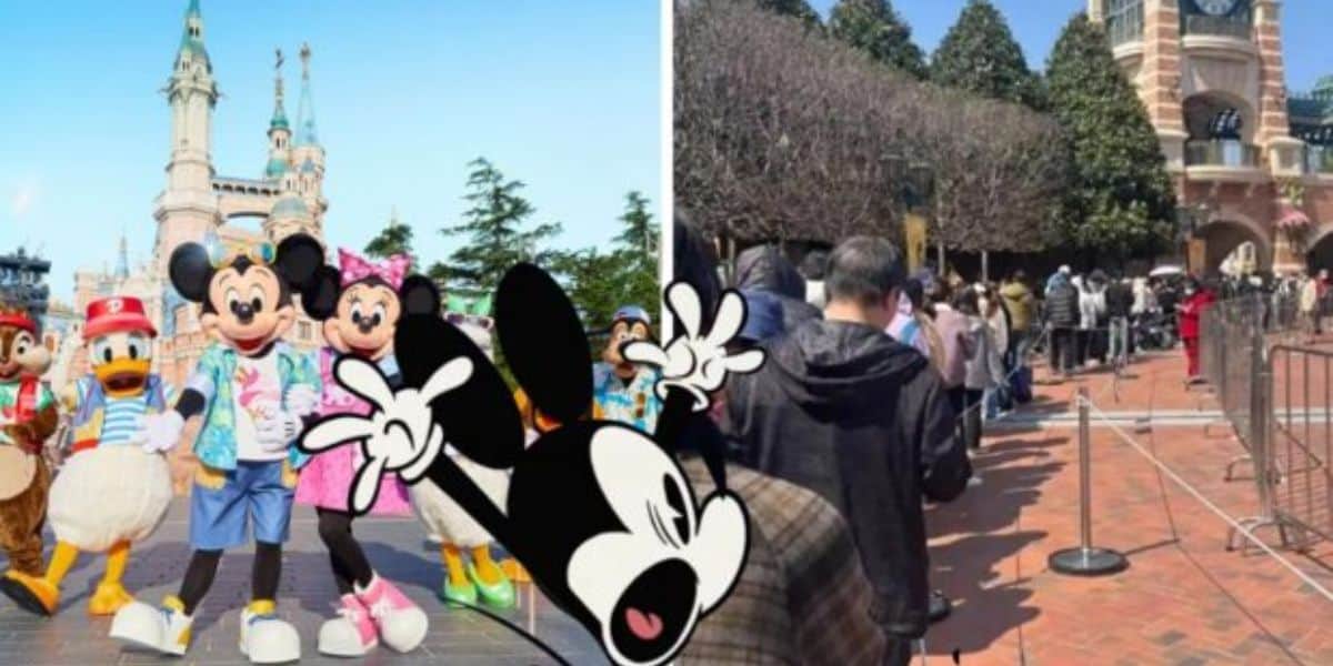 Guest in Line Faint Shanghai Disney