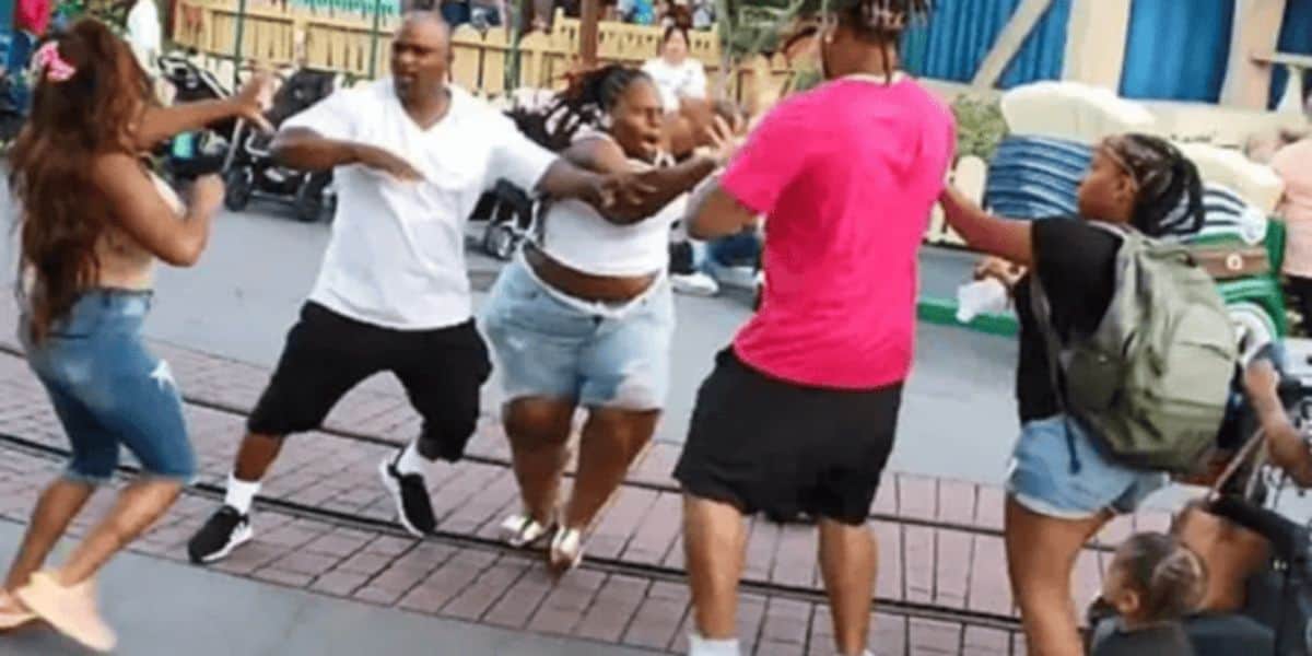 Disney Guests Fight