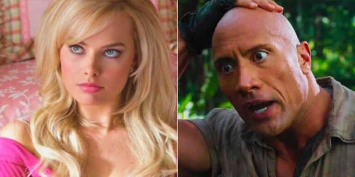 Margot Robbie Dwayne Johnson