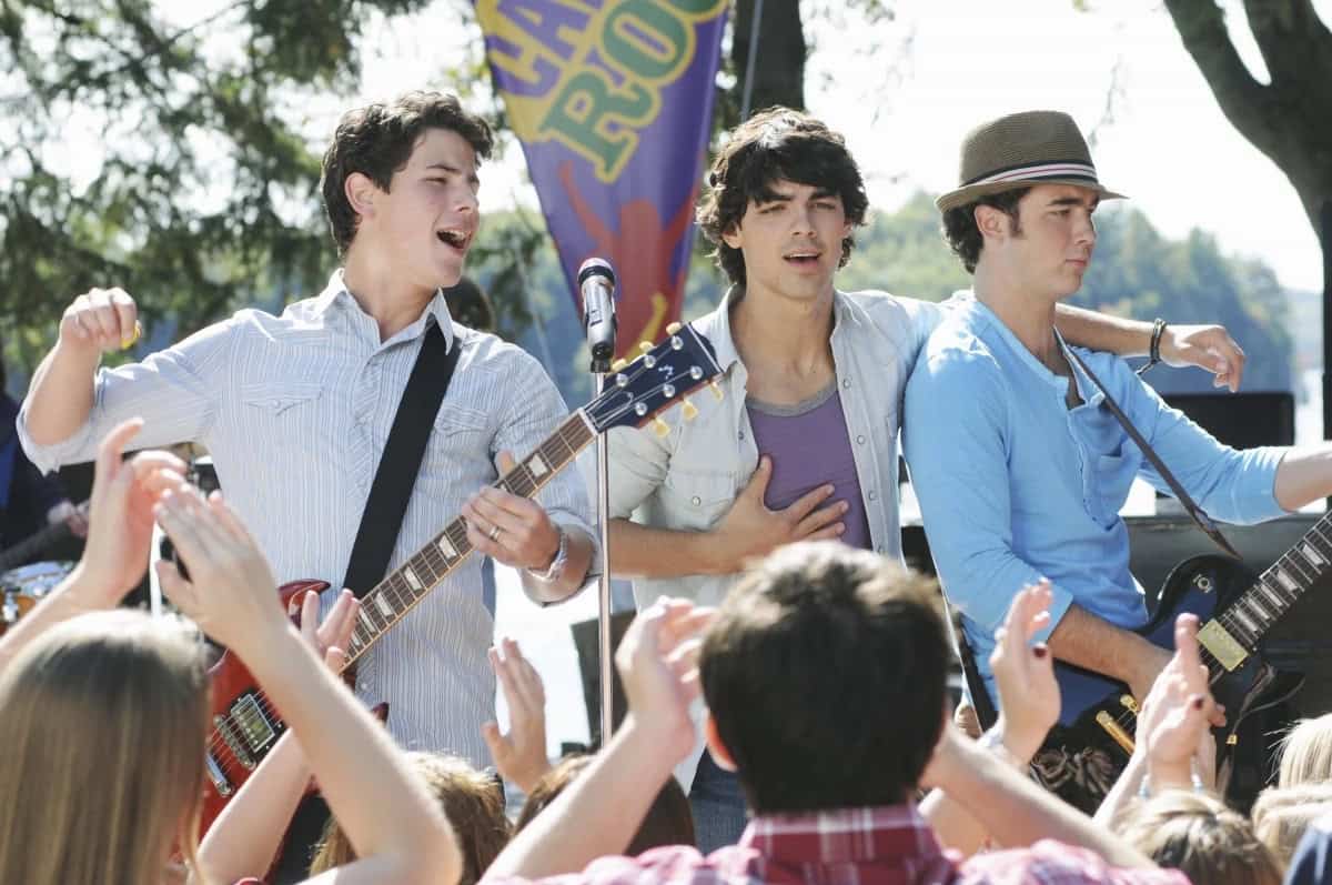 Joe Jonas, Nick Jonas, and Kevin Jonas in Camp Rock 2