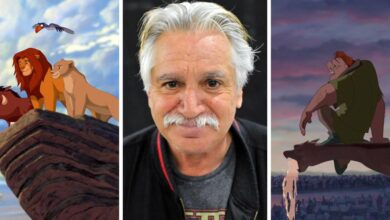 Disney Animator Mike Toth in between The Lion King and Hunchback of Notre Dame