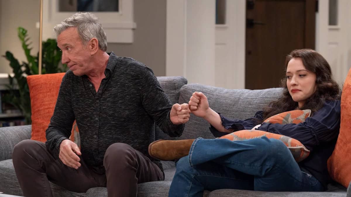 Tim Allen and Kat Dennings in Shifting Gears