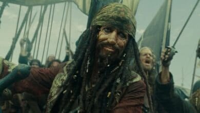 Keith Richards as Captain Teague in Pirates of the Caribbean