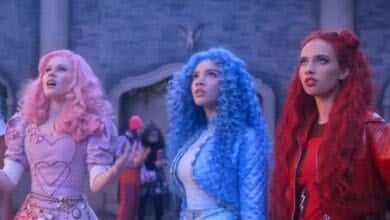 Bridget, Chloe and Red in Descendants Rise of Red