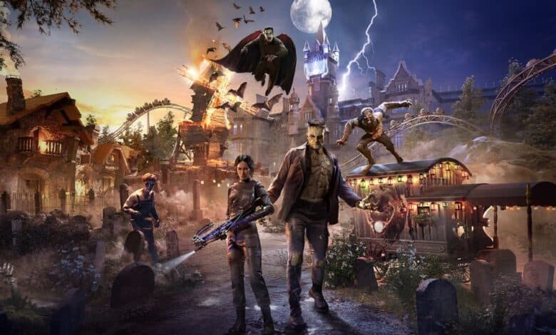 Concept art for Dark Universe at Universal Orlando Epic Universe