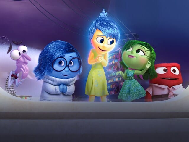 Fear, Sadness, Joy, Disgust, and Anger in Inside Out 2015