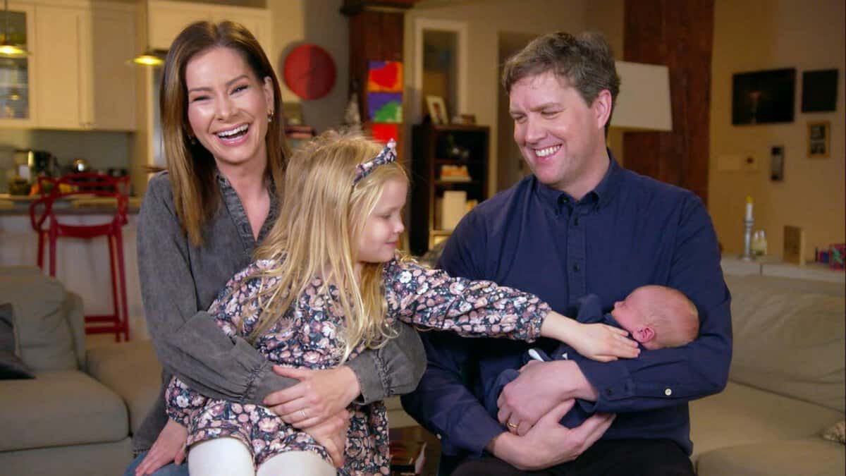Rebecca Jarvis and her family on Good Morning America