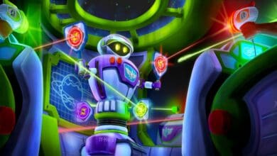 concept art for new "Buddy" character for Buzz Lightyear Space Ranger Spin ride in Magic Kingdom