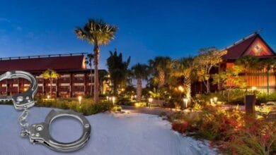 A pair of handcuffs at Disney's Polynesian Village