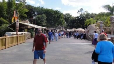 Crowds at EPCOT at Walt Disney World Resort.
