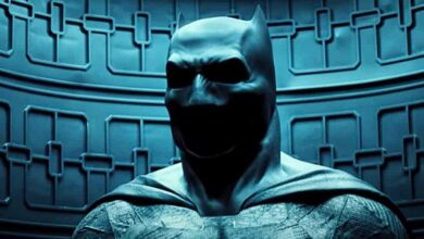 Batman (Ben Affleck) costume in the 'Batman v Superman' trailer
