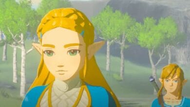 (L to R) Zelda and Link from 'The Legend of Zelda: Breath of the Wild'