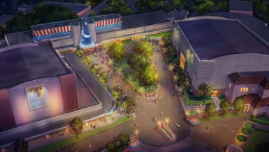 concept art for Disney World's Magic of Disney Animation area in Hollywood Studios