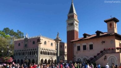 The EPCOT World Showcase Italy Pavilion during the day.