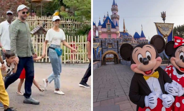 JD Vance and Family visit Disneyland
