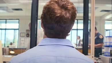 The back of Patrick Gibson's head in 'Dexter: Original Sin'