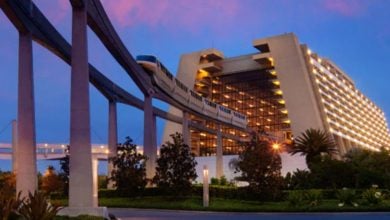 Monorail at Disney's Contemporary Resort at Walt Disney World Resort