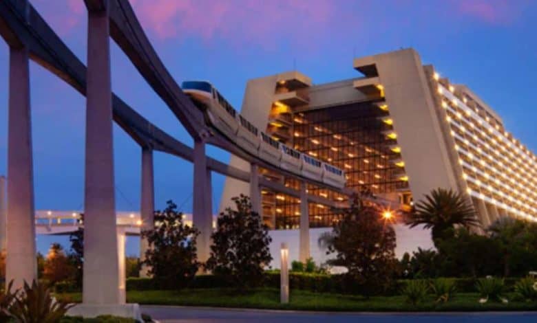 Monorail at Disney's Contemporary Resort at Walt Disney World Resort