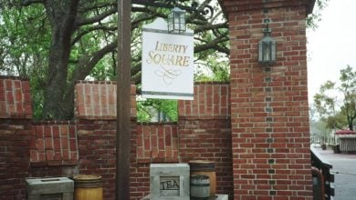 The entrance to Liberty Square at Magic Kingdom.