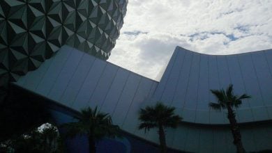 Panels on the Project Tomorrow building at EPCOT