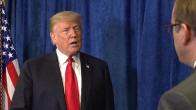 ABC News reporter Jonathan Karl interviews Donald Trump