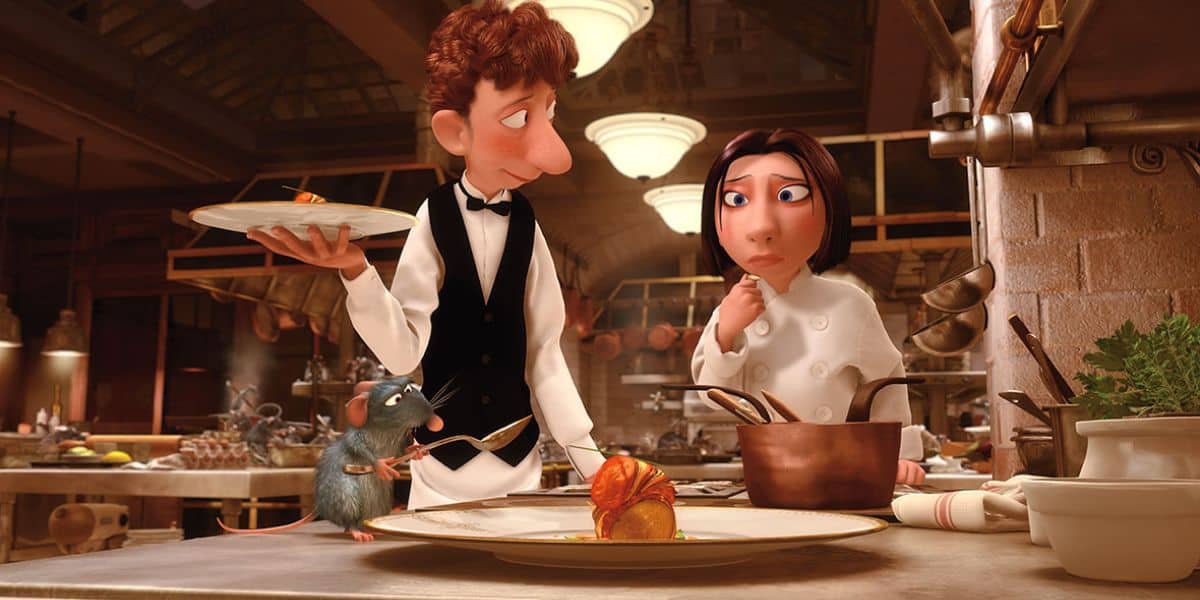 a scene from Ratatouille