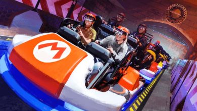 People on Mario Kart: Bowser's Challenge at Epic Universe