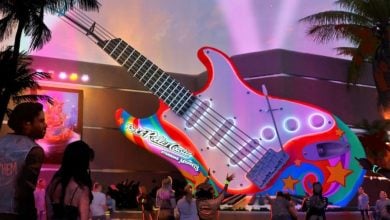 concept art of Rock N' Rollercoaster's Muppet retheme