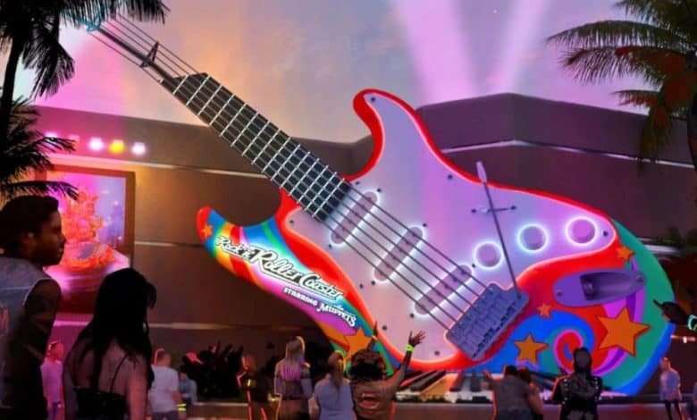 concept art of Rock N' Rollercoaster's Muppet retheme