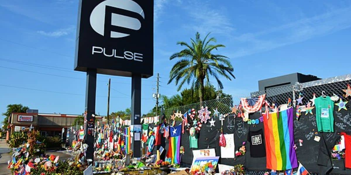 A memorial outside Pulse nightclub.