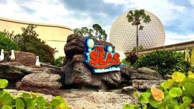 Sign for "The Seas with Nemo & Friends" in Disney World's EPCOT park