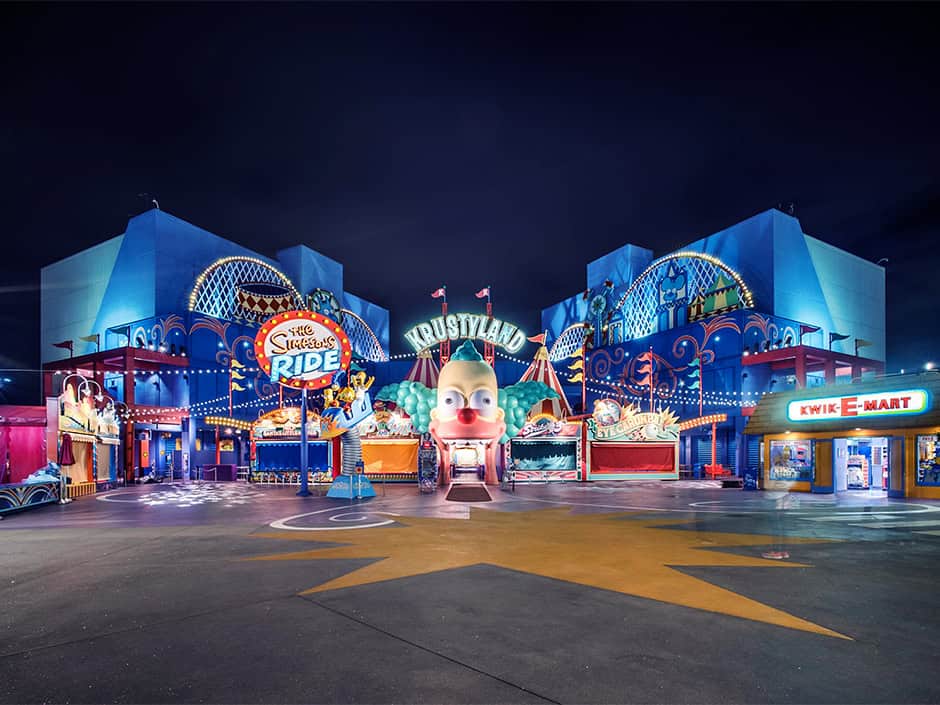 Simpsons Land Springfield USA Universal Studios Hollywood