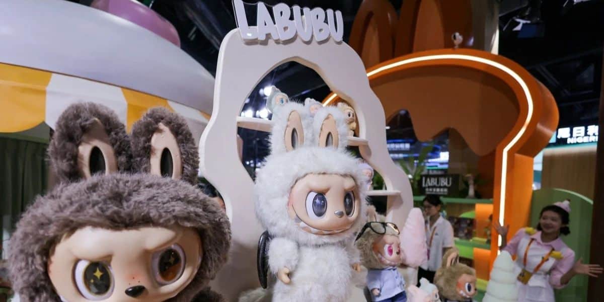 a Labubu display in a store