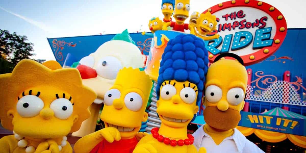 Simpsons in Springfield USA at Universal